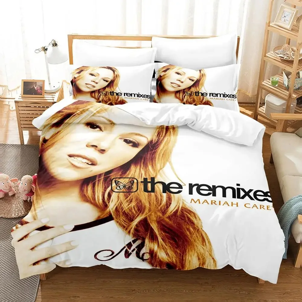 Mariah Carey Bedding Set Boys Girls Twin Queen Size Duvet Cover Pillowcase Bed Kids Adult Fashion Home Textileextile