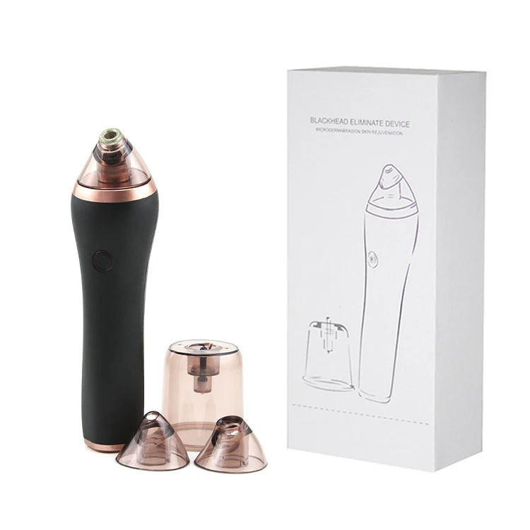 Hoge kwaliteit oplaadbare elektrische neus gezicht poriën stofzuiger mee-eter verwijderaar voor acnebehandeling zwarte kleur
