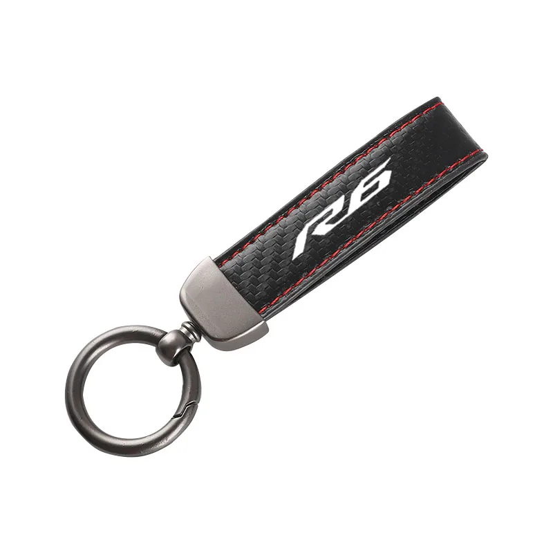 High-Grade Carbon Fiber Motorcycle Keychain Holder Keyring for yamaha YZF R6 2016 2017 2018 2019 2020 YZFR6 YZF-R6  Accessories