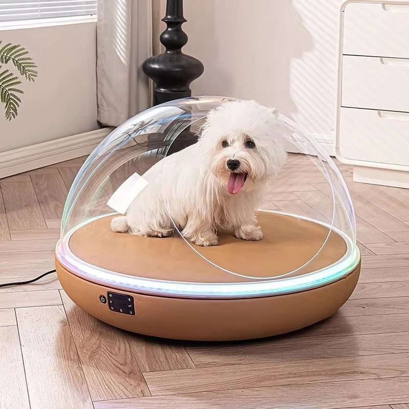 

Умная двойная терморегулируемая лежанка для собак с регулируемым нагревом и охлаждением, с прочным чехлом | Премиальное климат-контроль для максимального комфорта