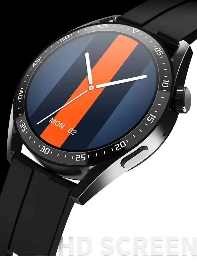 2022ของขวัญใหม่ SmartWatch เดิม HW28 NFC นาฬิกาผู้ชาย1.39นิ้วหน้าจอ HD Voice Assistant บลูทูธไร้สายชาร์จกีฬา
