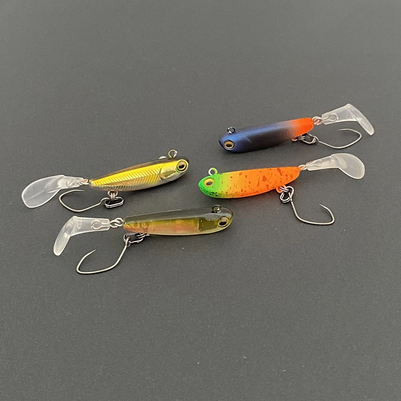 2023 NEW iBULL 30 Area Trout Fishing Lures 30mm 1.6g Slow Sinking Pencil Bait Power T Tail Artificial Bait For Trout Perch Chub