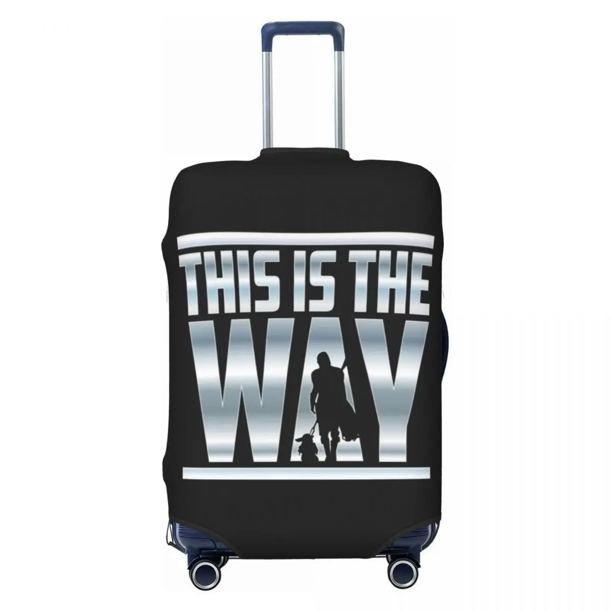 

Custom M-Mandalorianed Movie Luggage Cover Protector Cute Travel Suitcase Protective Cover for 18-32 Inch