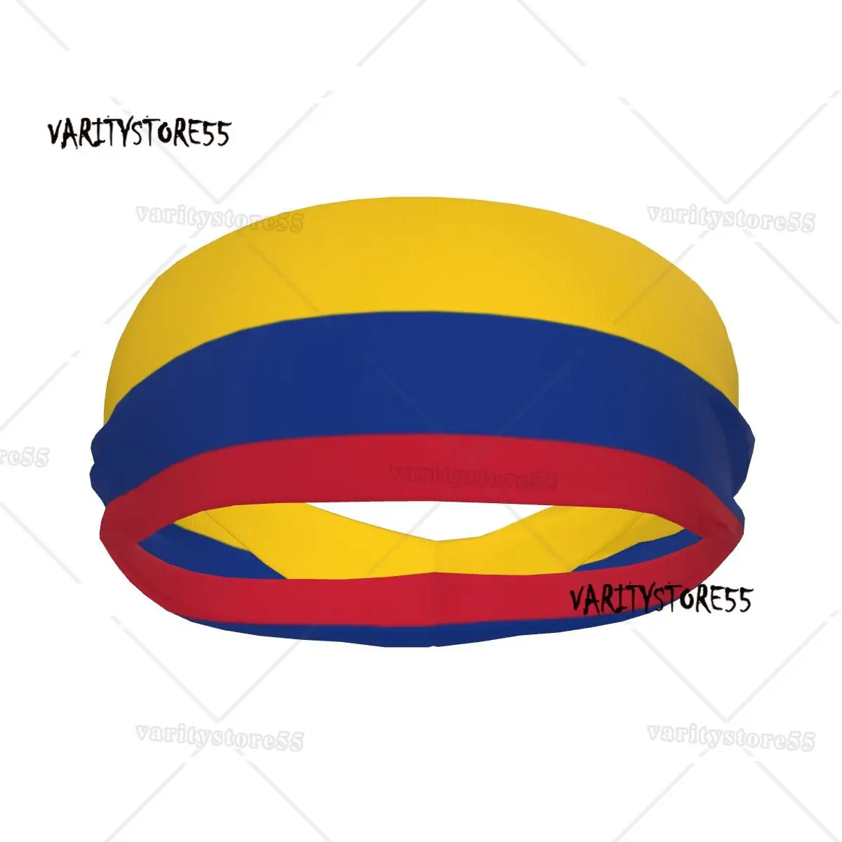 

Flag Of Colombia Elastic Hair Band Yoga Headband Makeup Hair Hoop Headwrap