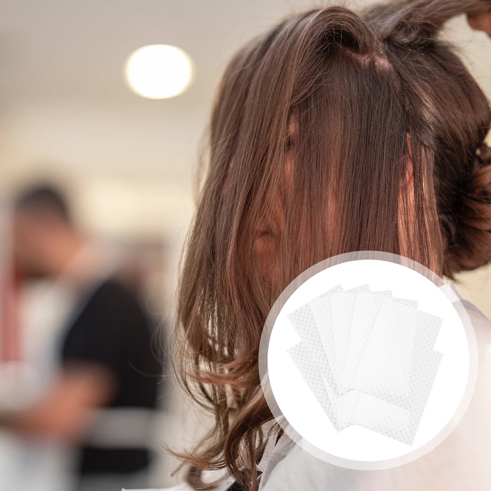 1000 個ヘアパーマ紙強力な通気性プロのサロンヘアカラースタイリングツールパーマロッドティッシュペーパー