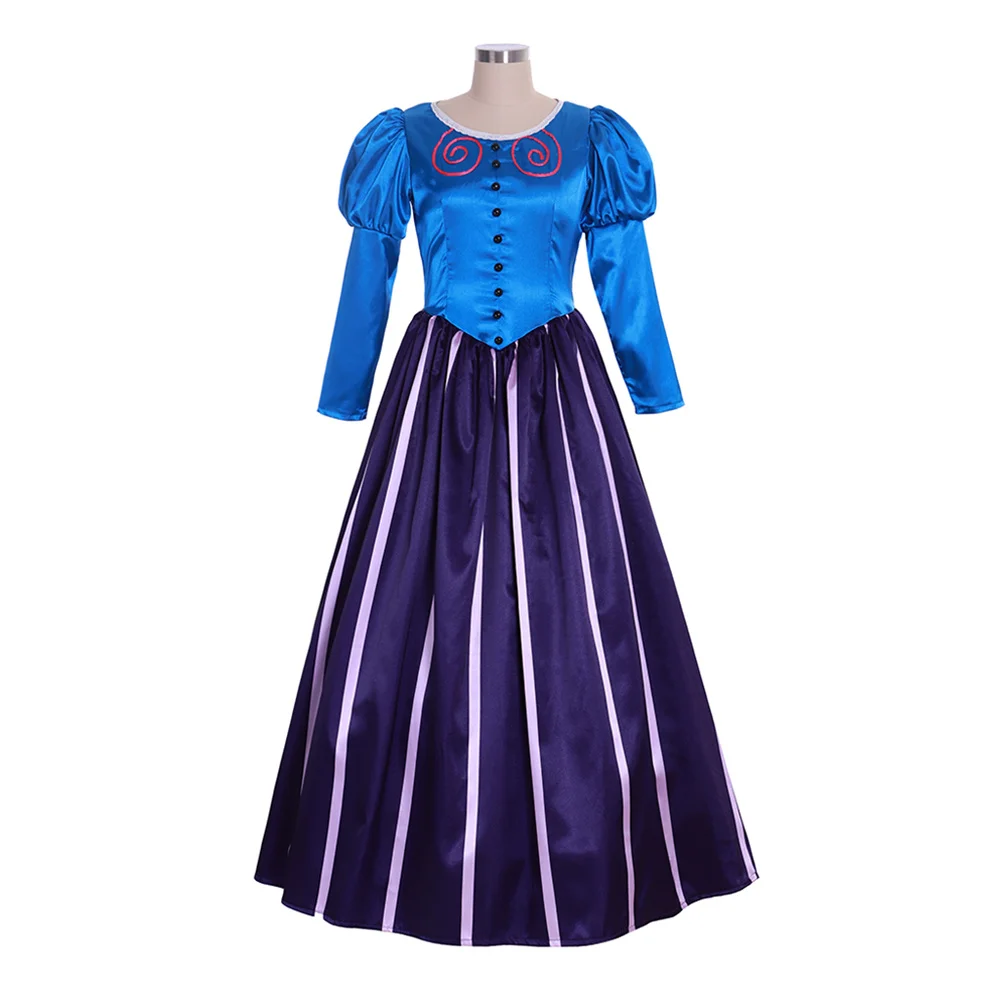 Anime Merlin Cosplay Costume Women Dress Halloween Carnival Party Outfits