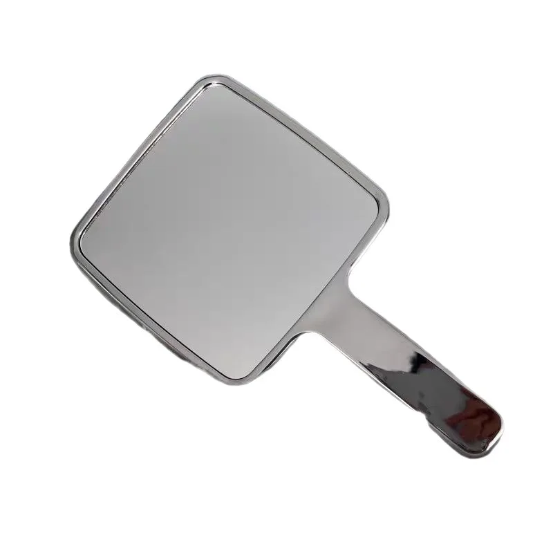 Espejo de maquillaje Retro de mano, plástico portátil, galvanoplastia, alta definición, cosmético, Belleza