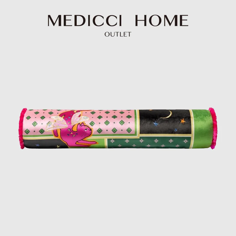 medicci-home-gg-style-inspire-traversin-oreiller-mystique-chat-volant-retro-senior-sens-luxe-decoratif-canape-jeter-coussin-20x100