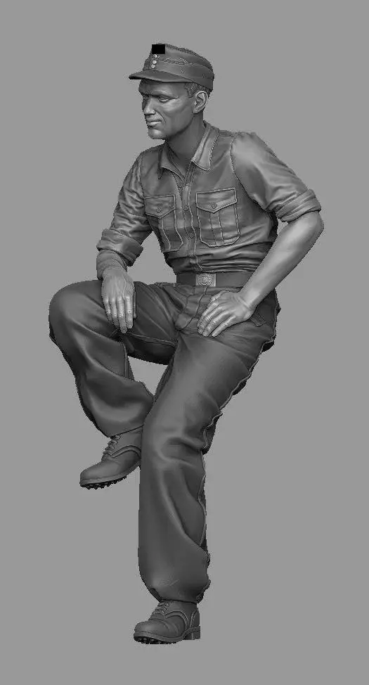 1/35  Resin Model Figure GK， Unassembled and unpainted kit image 5