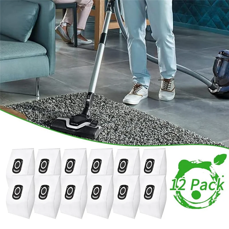 TAIGH-Vacuum Cleaner Bags For Rowenta Hygiene+ ZR200520 ZR200720, Suitable For Compact Power, X-Trem Power