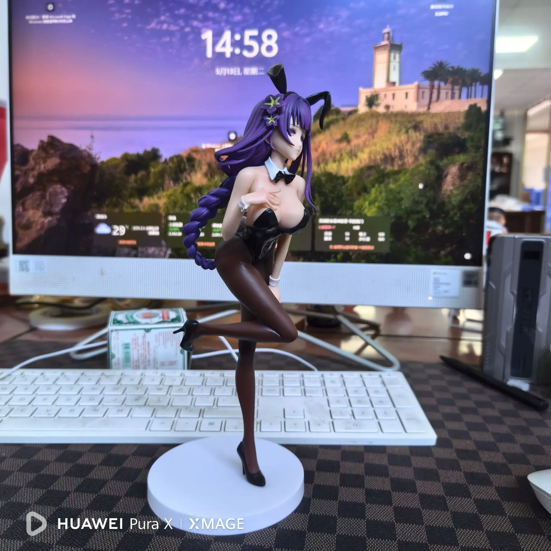 25ซม.Beelzebul Bunny Genshin Impact 1/6สาวของเล่นสาวอะนิเมะจีนPVC Action Figureของเล่นเกมคอลเลกชันตุ๊กตาของขวัญ