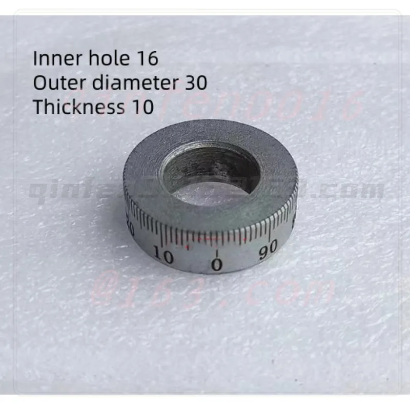 

Steel Parts Scale 0-100 Line Grid Scale Outer Diameter 30mm/inner Hole 16mm/thickness 10mm