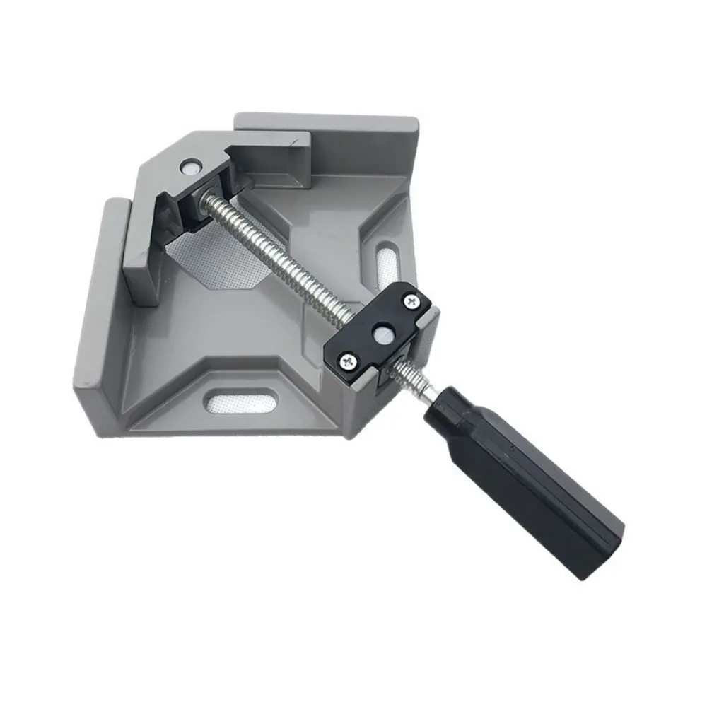 

90 Degree Right Angle Clamp Single Handle Two Axis Picture Frame Corner Clamp Aluminum Alloy Quick Fixed Welding Clamping Tool