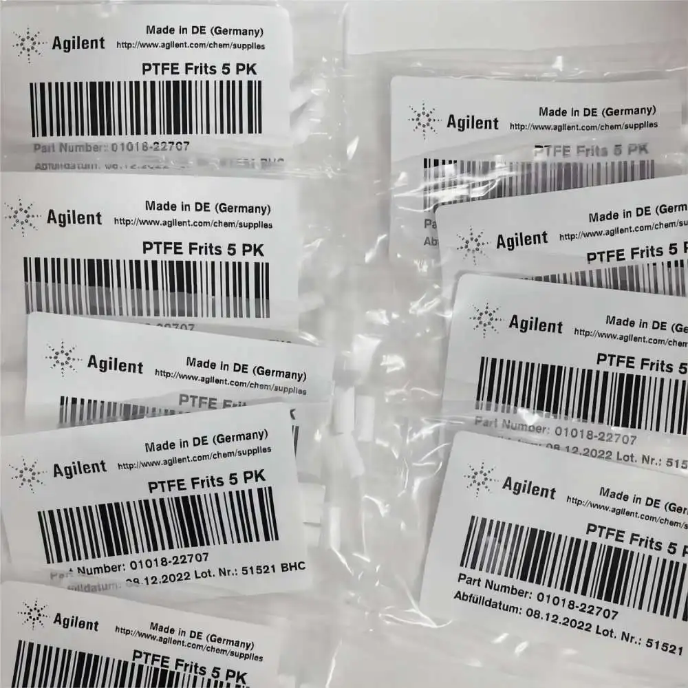 Original New Agilent 01018-22707 Frit, PTFE, 5/pk