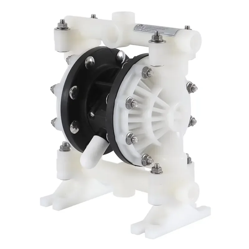 Mini Pneumatic Double Diaphragm Pump Air Operated Small Size Fluid Transfer Device for Chemical Industrial Use High