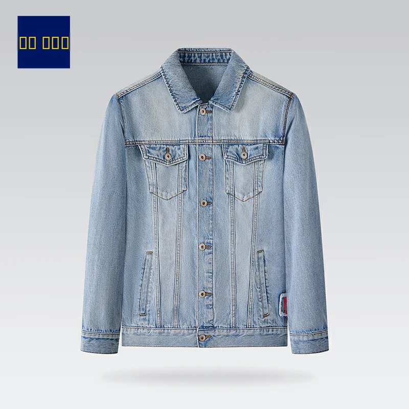 

Классический модный мужской хлопковый джинсовый тюнер, удобный слинг, весеннее новое поступление, молодежная верхняя одежда (3), повседневное джинсовое пальто