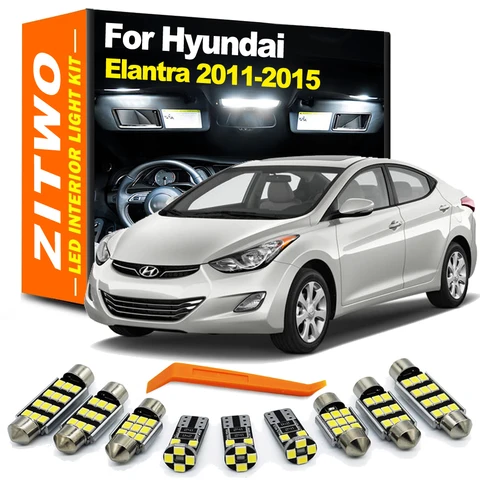 ZITWO 10 шт. светодиодные лампы для Hyundai Elantra MK5 2011-2015 — внешний вид товара
