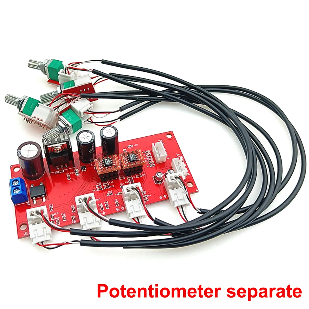 

NE5532 Preamp Amplifier Board HIFI Stereo Volume Tone Control AD828 Tone Board Pre-amp Preamplifier Treble Midrange Bass Board