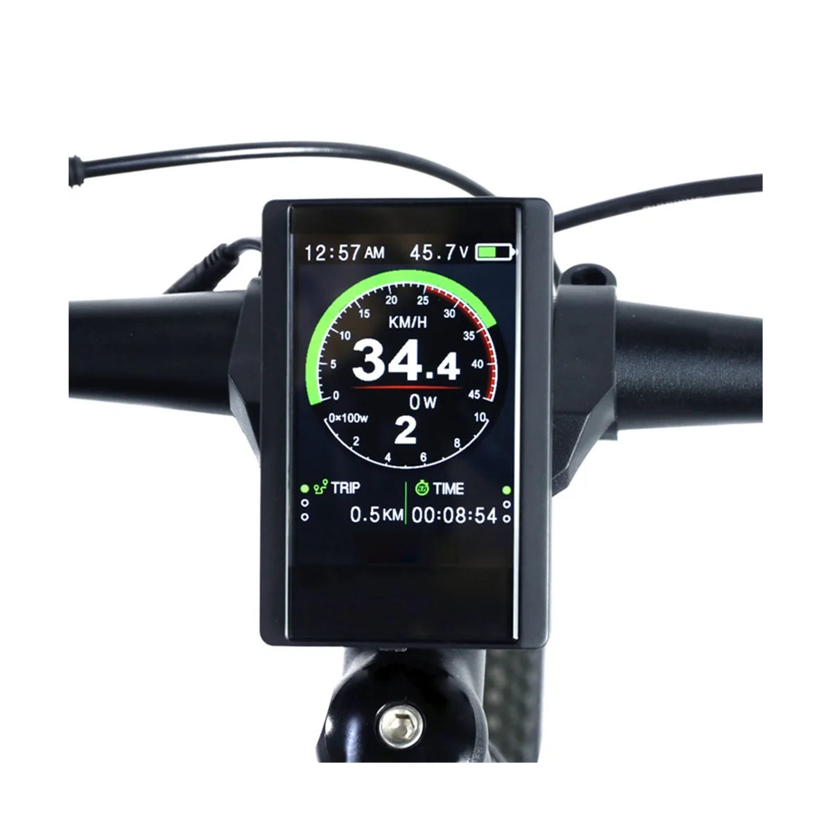 New Colorful Screen Display P850C Speedometer with 9-Level Assist for Bafang Electric Bicycle BBS01B BBS02B BBSHD