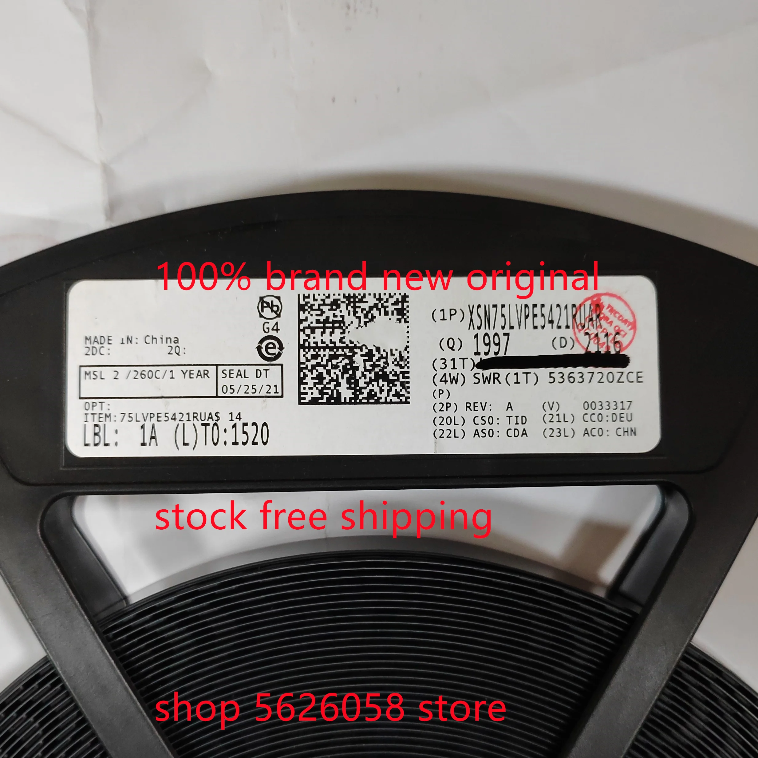 

SN75LVPE5421RUAR SN75LVPE5421 BQ24630RGER NCP81213SMNTXG NCP81213SMNTX QFN 100% new original freeshipping 5PCS-200PCS/LOT