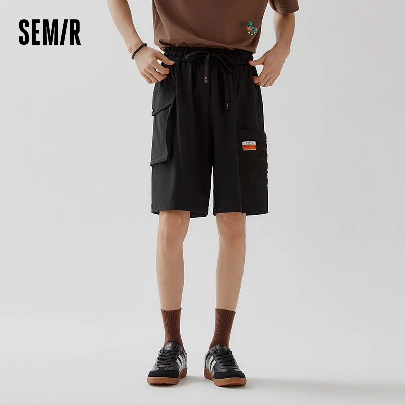 Semir Men Casual Short Pants New Arrival 2024 Summer Simple And Trendy Design Casual Wear Straight-Leg Fit Shorts Men