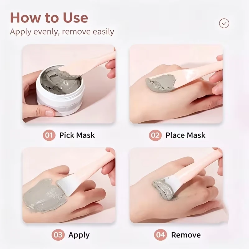 Silicone Mask Brush Spatula 2 in 1 Facial Mask Brush Soft Head Clay Mud Mask Applicator DIY Skincare Cosmetic Tool Reusable - view 6