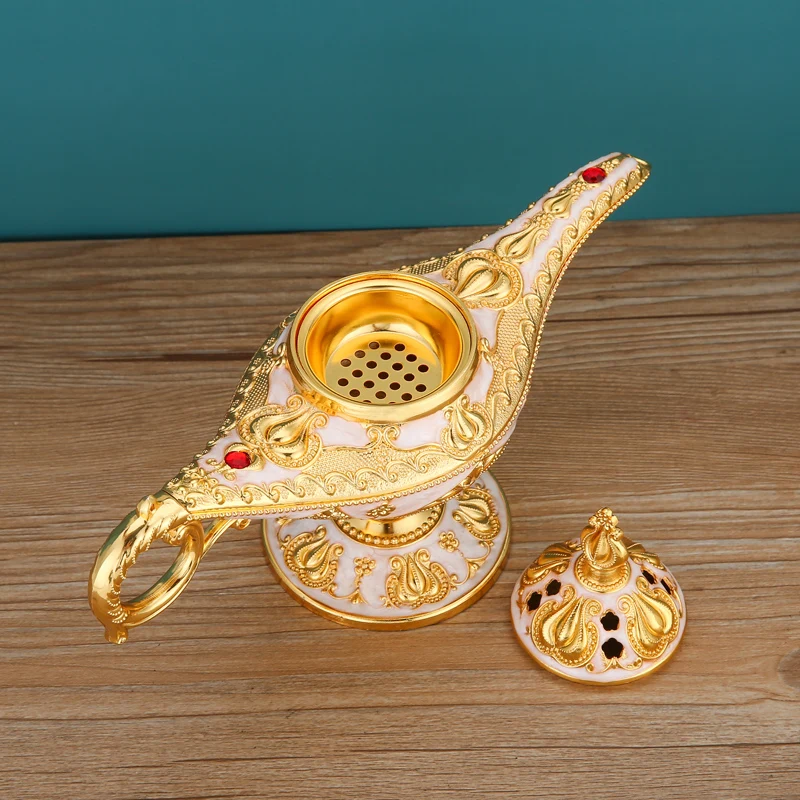 Lámpara mágica quemador de aromaterapia hogar sala de estar dormitorio estudio quemador de sándalo ruso Retro creativo quemador de incienso luz Luxu