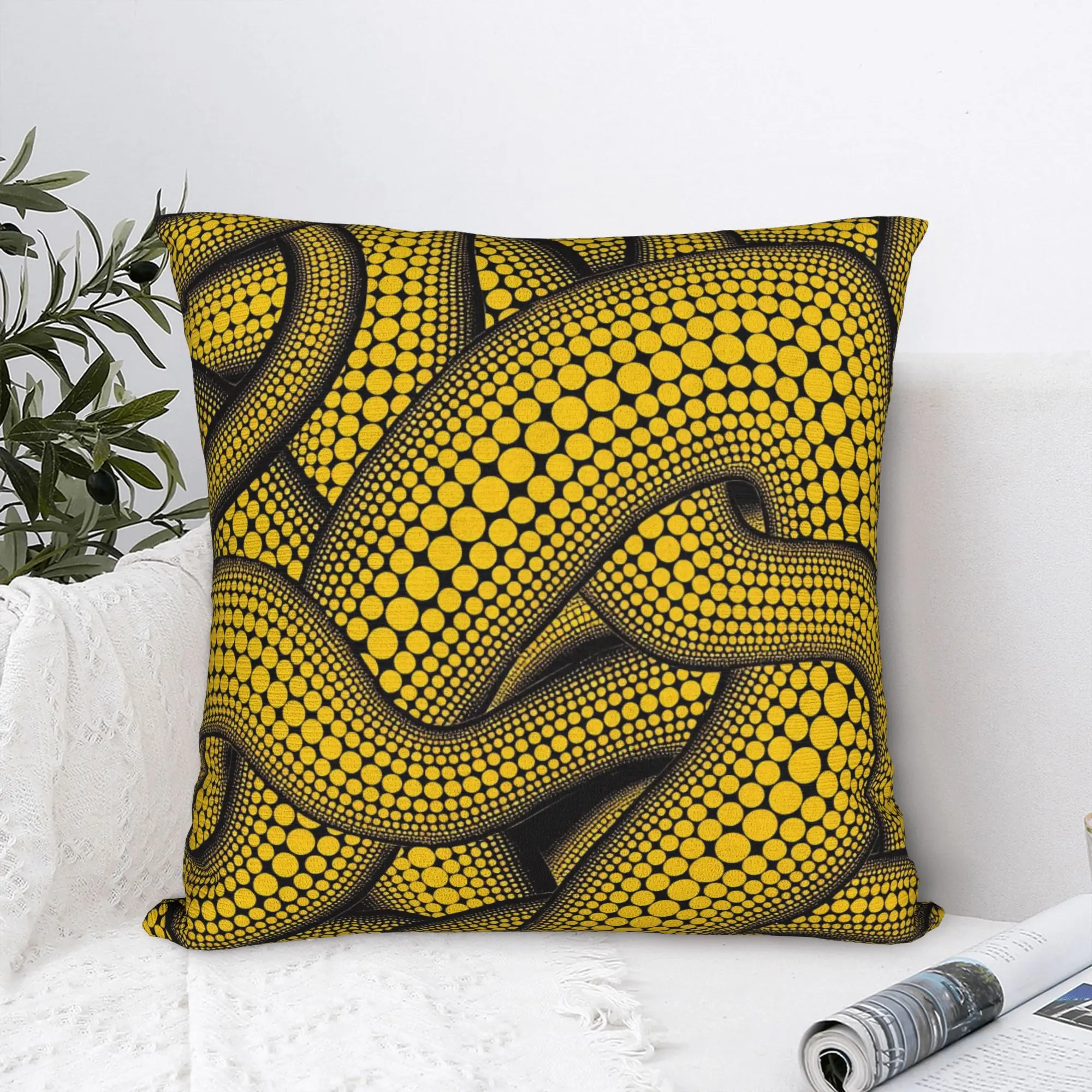 Yayoi Kusama Infinity Dots Pillow Case  Design Pillow Cover Novelty Pillowcases For Sofa Bedroom Home Decor