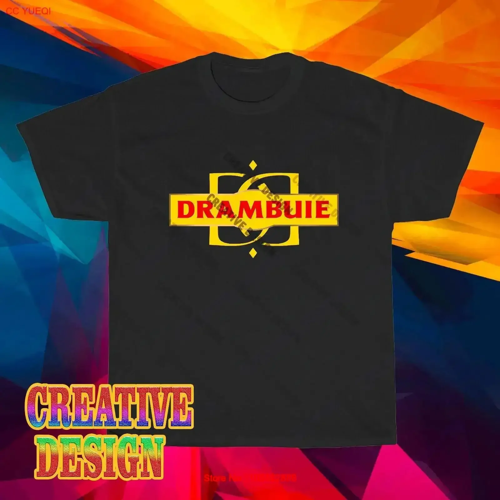 تي شيرت بشعار Drambuie Scotch مقاس مضحك من S إلى 5XL عتيق مغسول برسومات غير رسمية متعددة الاستخدامات قليلاً ملابس مصممة على الموضة