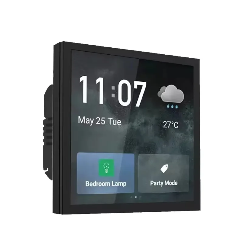 4 Inch Zigbee WiFi Gateway Smart Home Touch Panel for Tuya Smart Home Automation System All in One Scenes&Devices Control