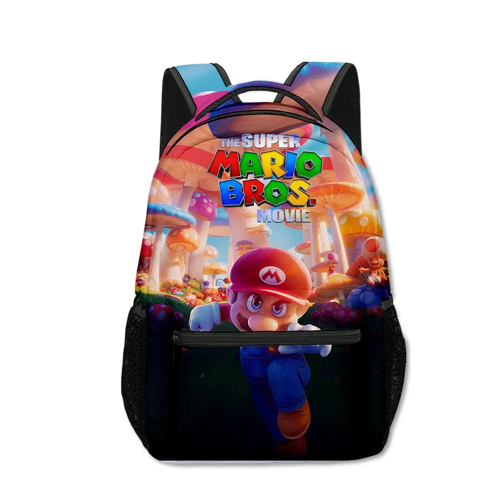 3D New Movie Super Mario Bros. Elementary and Middle School Students Schoolbag Children Mario Backpack Backpack