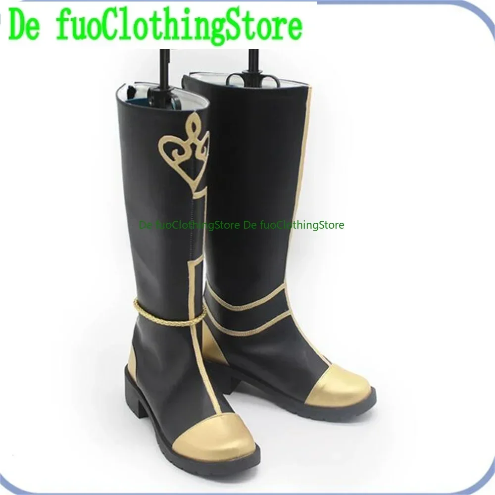 DefuoClothing شياو جينشين تأثير تأثيري أحذية الأحذية لعبة أنيمي حفلة الهالوين عيد الميلاد متجر الأحذية #1