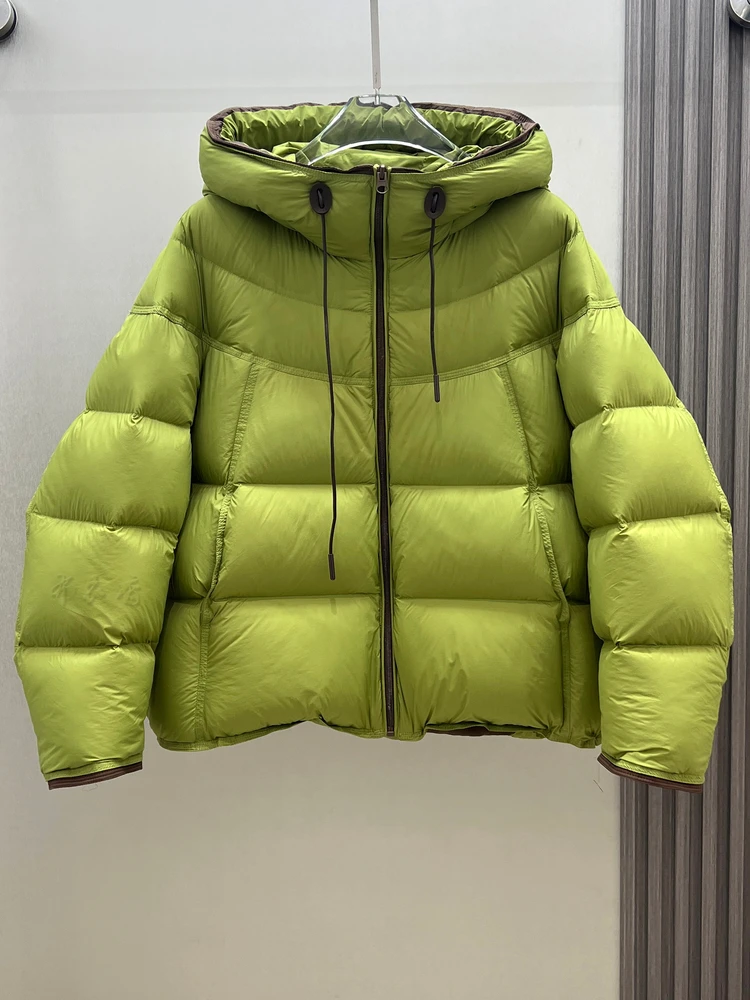 Casaco feminino ort puffer jaet com capuz du down pão sle een outerwear cloudlike fofo quente facionable commute sle