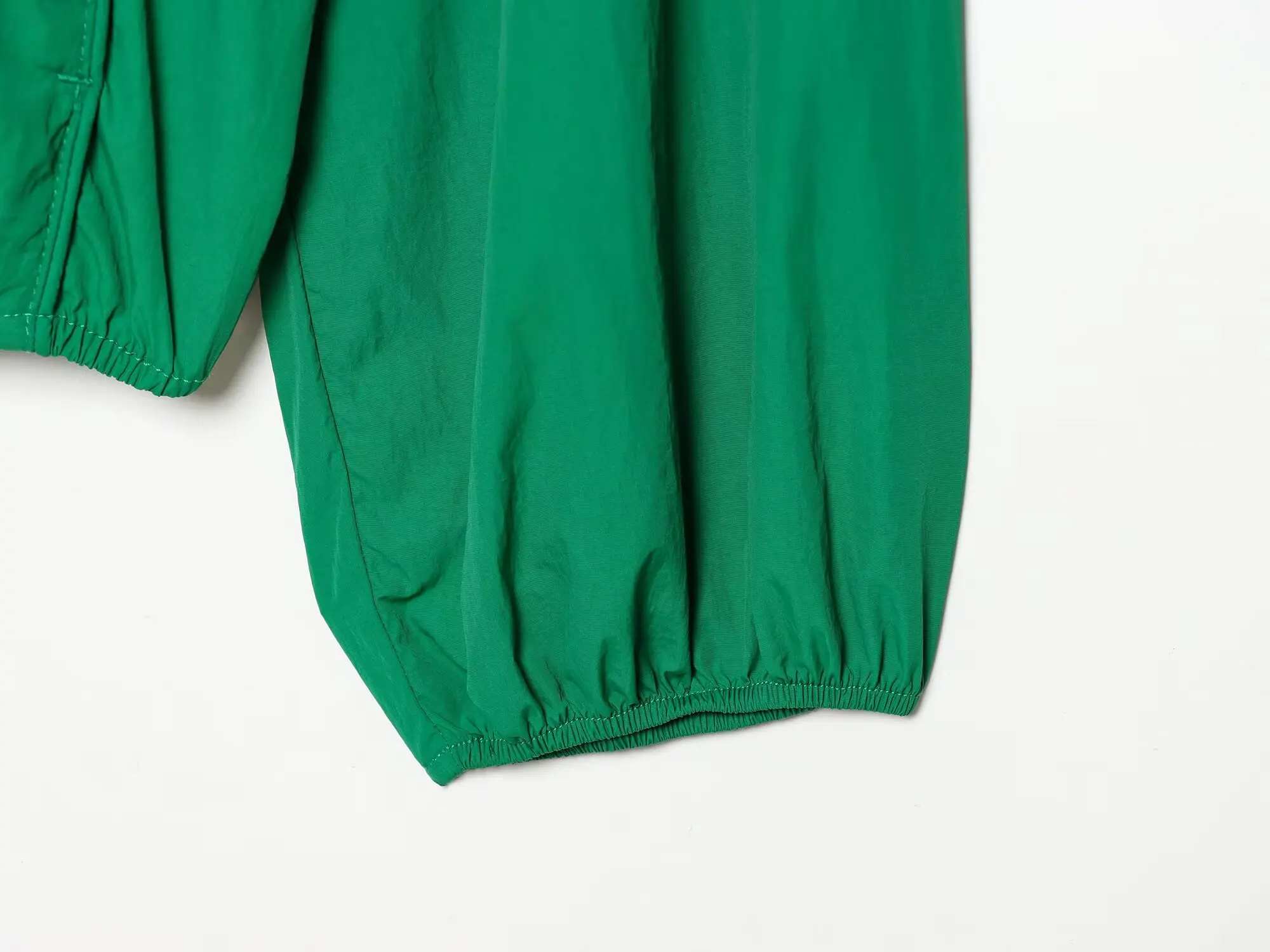 Damen Herbst-Winter Mode Schnür-Mäntel in Grün, Elegante Langarm-Stehkragen-Jacken mit Reißverschluss, Freizeit- und Bürojacken – Detail 8