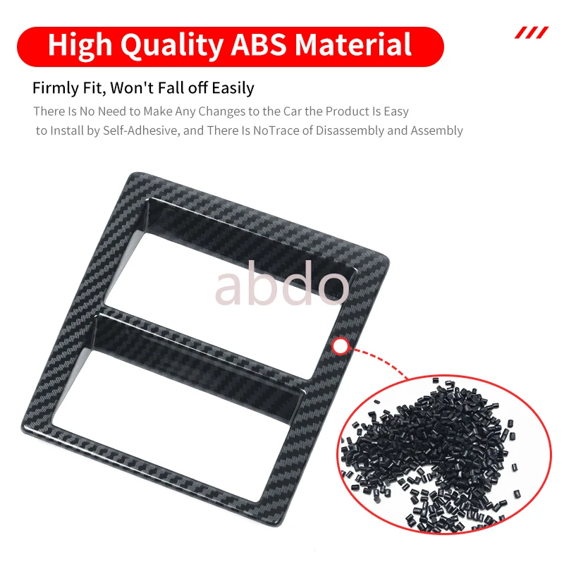 abdo For Toyota Hilux 2016-2024 Revo Pickup Truck Headlight Switch Panel Frame trim ABS Interior Decoration protection Accessori - view 4