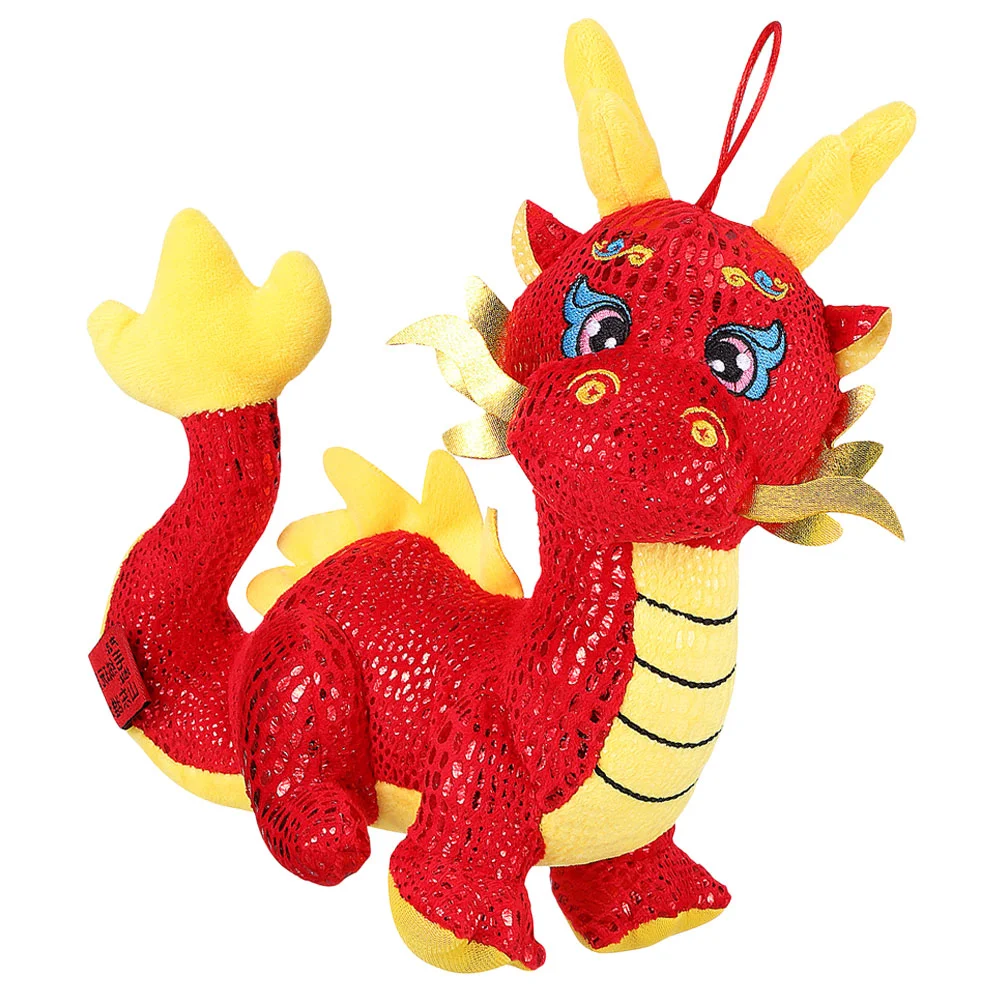 

Year of The Dragon Mascot Chinese Plush Animal Toys Lovely Stuffed Animals New Gift Zodiac Child