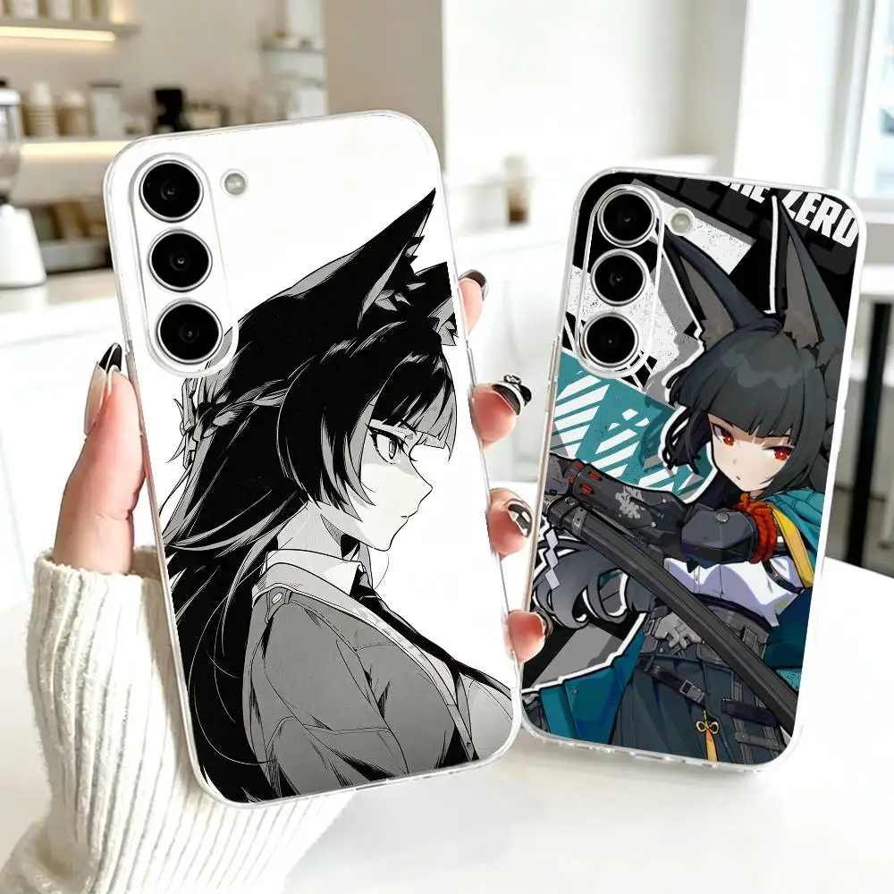 ZZZ Miyabi Hoshimi  Phone Case Transparent Silicone Soft For SamsungA10,12,20,21S,30,31,40,50,51,52,70,71