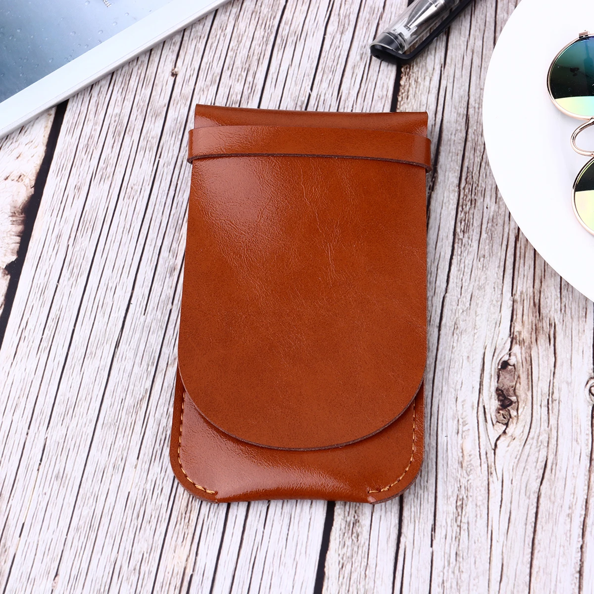 

Pencil Case Black Holder for Desk Multifunction Storage Sleeve Bag Pouch Vintage Office