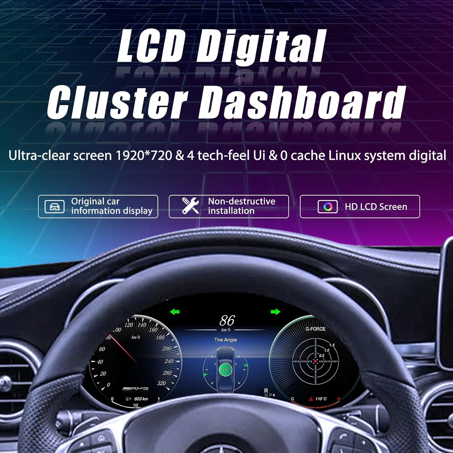 

Lcd Digital Cluster Dashboard For Mercedes Benz A GLA CLA Class W176 X156 117 C177 2013-2019 Auto Instrument Panel Cockpit
