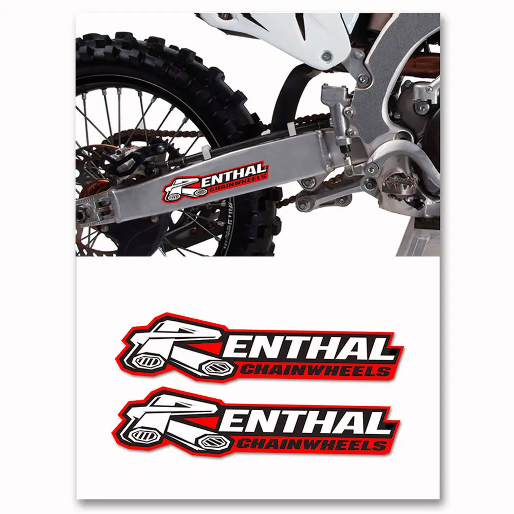 

2 наклейки для RENTHAL CHAINWHEELS SWINGARM