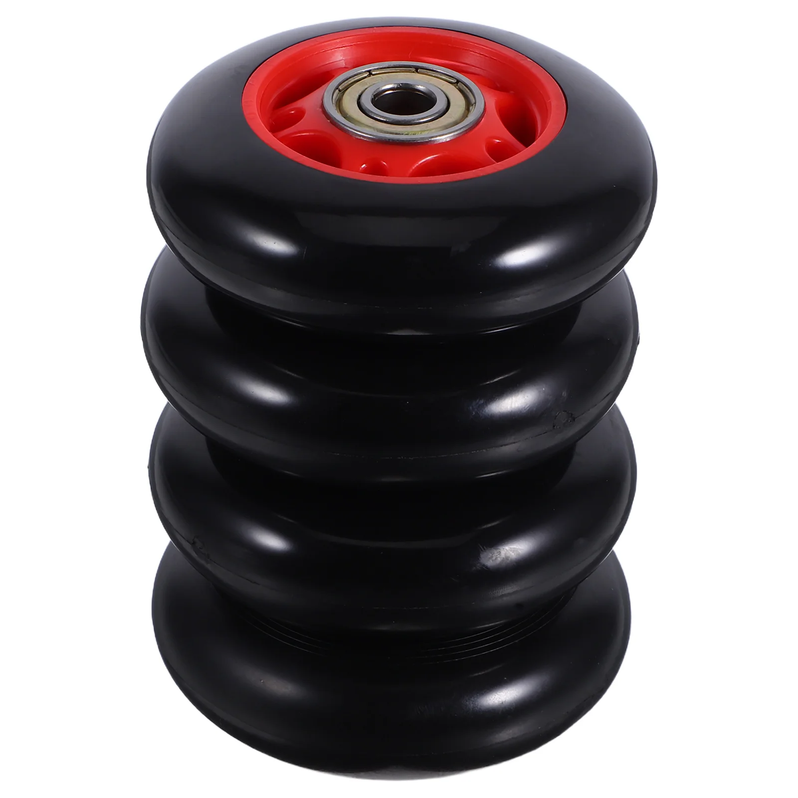 

4Pcs Fitness Equipment Universal Pulley Roller Wheel Durable Plastic Exercise Machine Wheels for Treadmill Bike