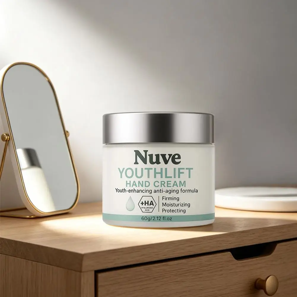 Nuve Retinol Firming Hand Cream 60g Hyaluronic Acid Collagen Long Lasting Hydration Smooth Rough Skin Anti Aging Hand Care