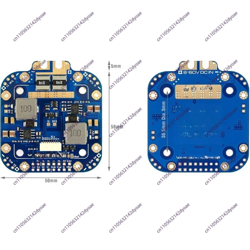 

Плата распределения питания 12S V2 PDB с датчиком тока 184A и BEC 5В/12В для радиоуправляемых FPV дронов