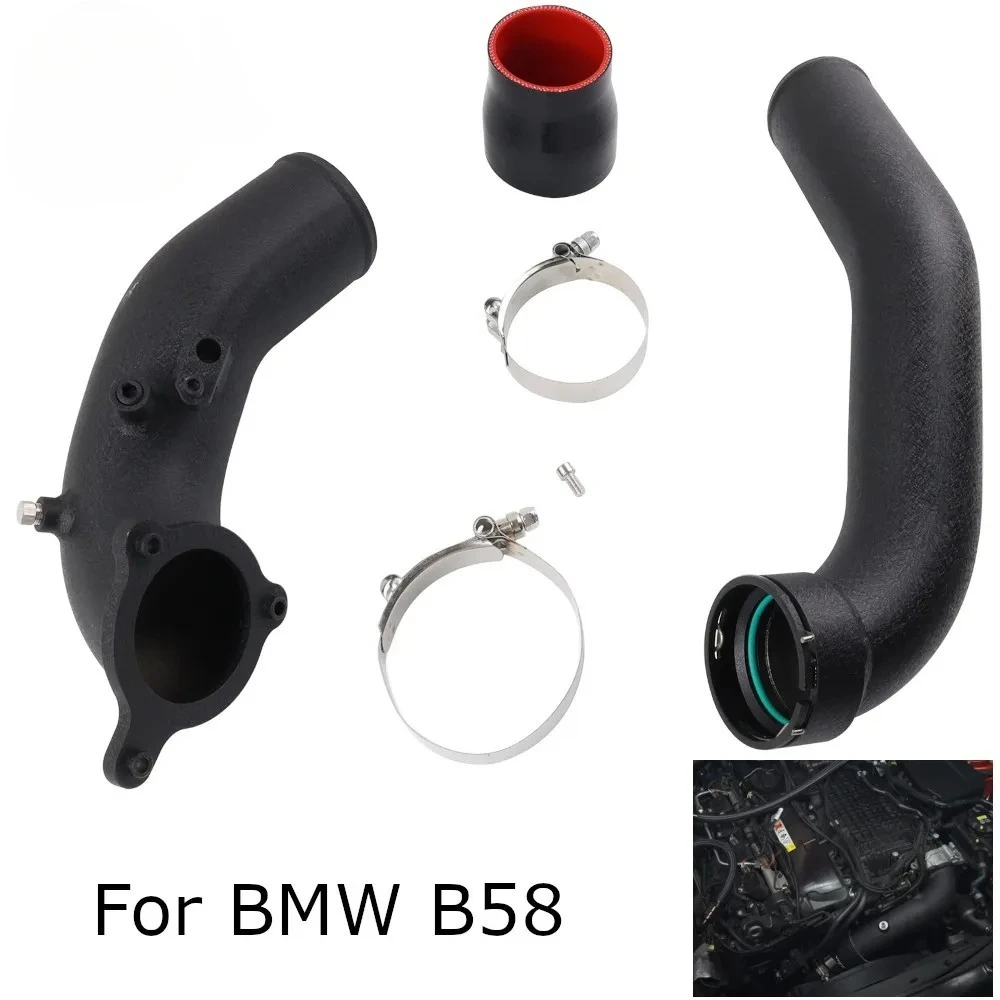 3 Inch Aluminium Turbo Charge Intake Tube For BMW B58 Engine 340i 540i 540ix 740i 740ix F30 G30 G31 G11 3.0L 2016-2019