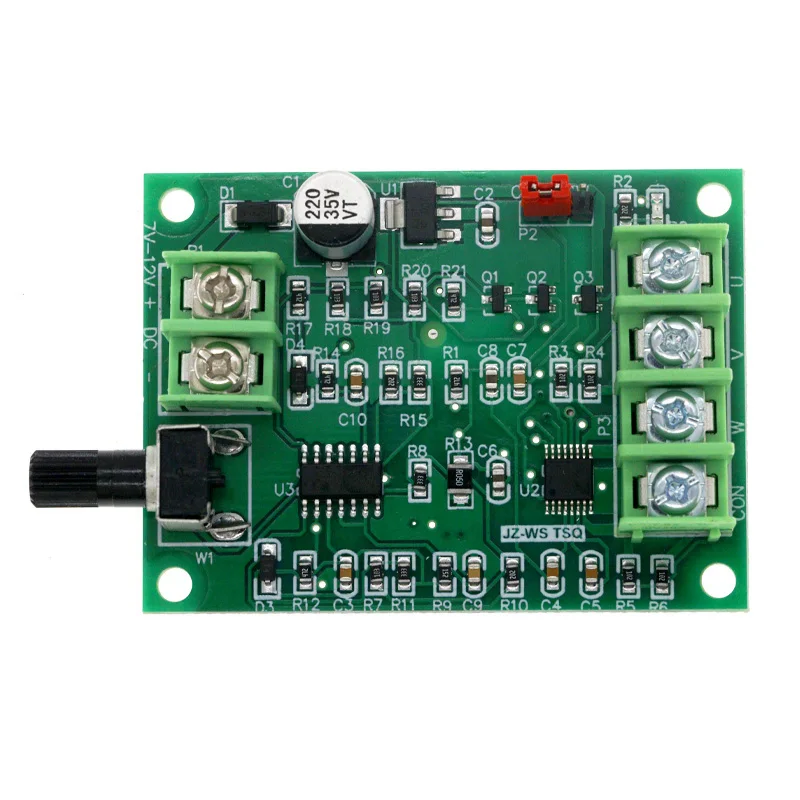 5V 12V Brushless DC Motor Driver Controller Board with Reverse Voltage Over Current Protection for Hard Drive Motor 3/4 Wire