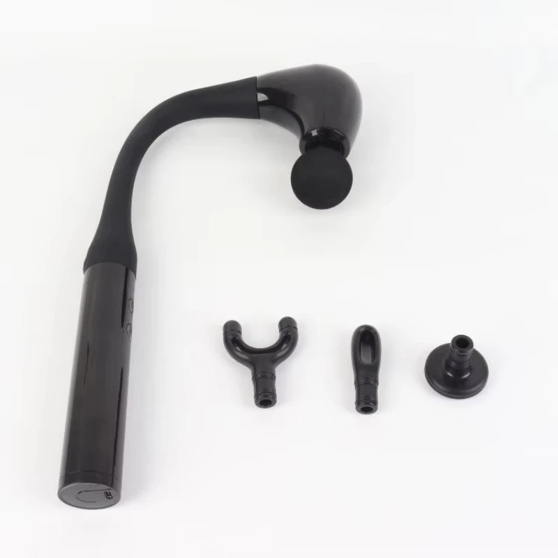 

Deep tissue massage hammer gun, handheld percussion massager, removable handle, USB charging type f