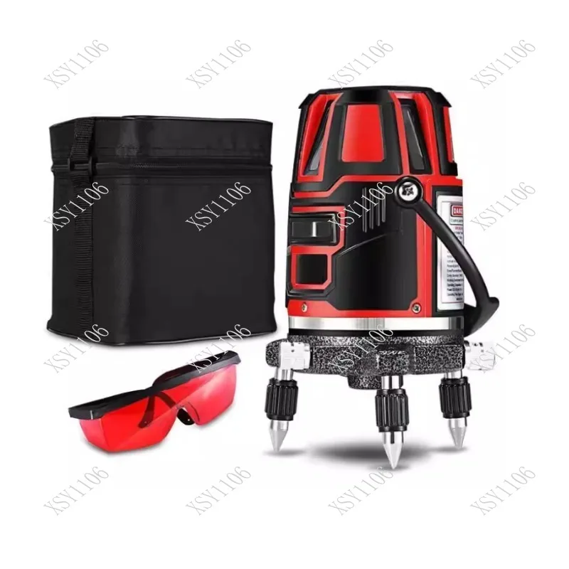 Hilda 5-Line Laser Level High Precision Red Light 3/5 Line Engineering Surveying Tool
