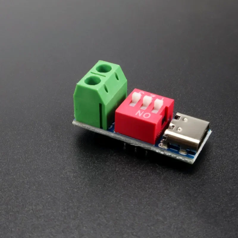 10/20-piece PD fast charging test board 5-20V adjustable PD trigger module USB Type-C 100W power tester