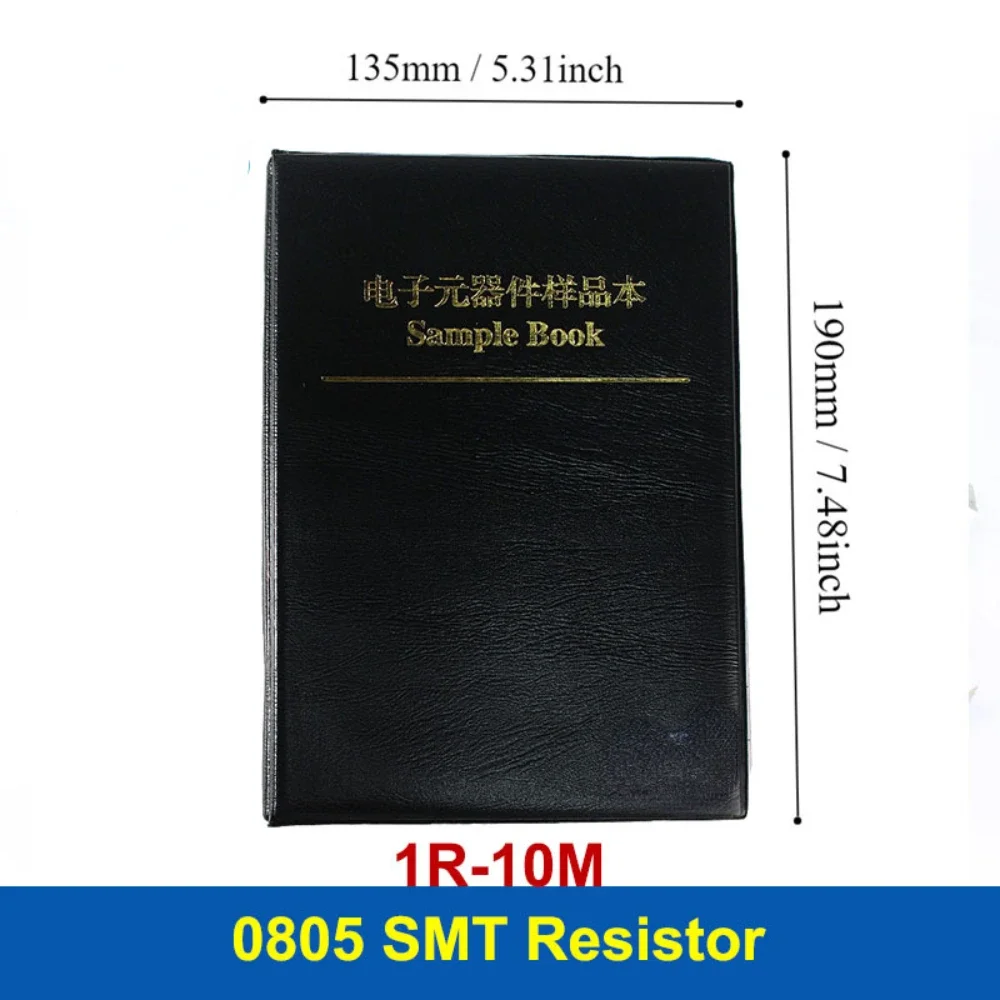 4250 قطعة 0805 SMD المقاوم كتاب عدة 1% عالية الدقة 1Ω-10MΩ 170 قيم عينة المقاوم كتاب لإصلاح الإلكترونيات DIY بها بنفسك #3