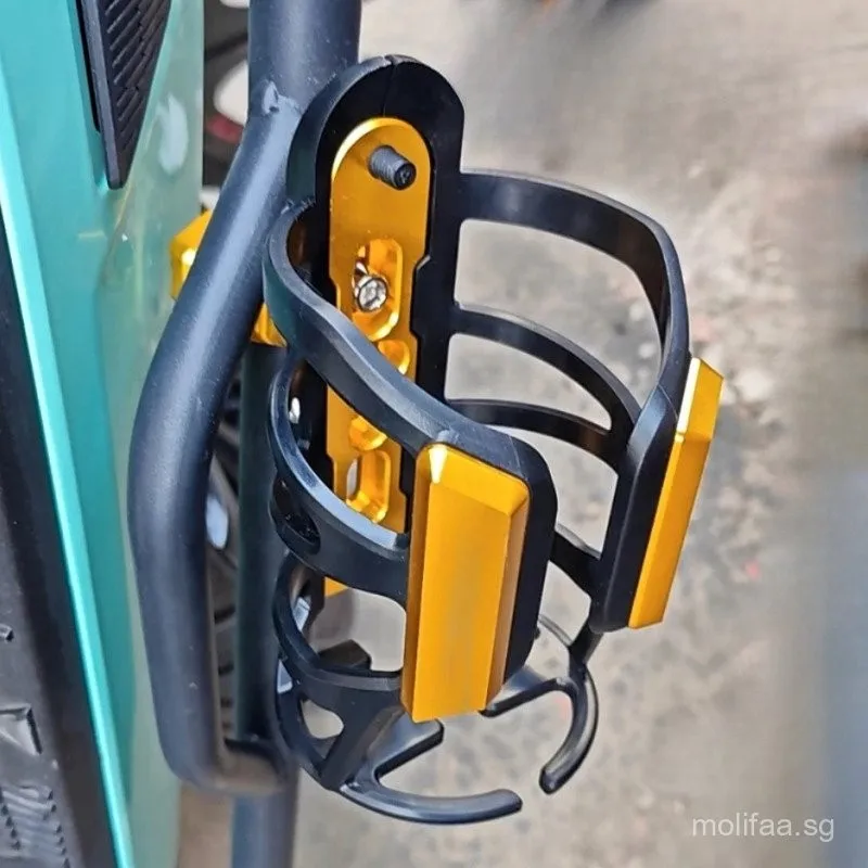 ل SYM Husky Adv 150 دراجة نارية الوفير المشروبات شرب الماء كأس قوس المقود البلاستيك السفر غلاية زجاجة حامل حامل #6